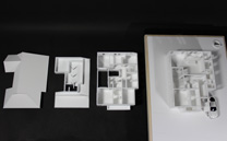 住宅模型 T邸 S:1/75 白分解型
