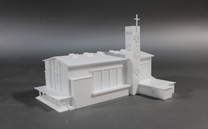 大学構内教会 S:1/300 白外観型