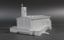 大学構内教会 S:1/300 白外観型